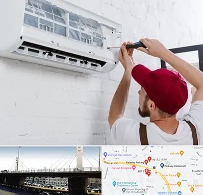 تعمیر کولرگازی در پارک وی