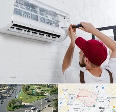 تعمیر کولرگازی در شاهین ویلا کرج
