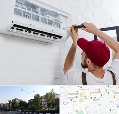 تعمیر کولرگازی در میدان کاج