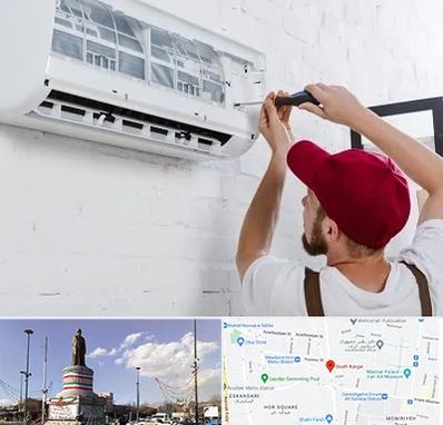 تعمیر کولرگازی در کارگر جنوبی