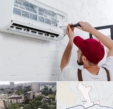 تعمیر کولرگازی در اوین