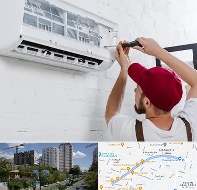 تعمیر کولرگازی در اندرزگو