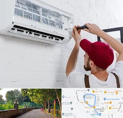 تعمیر کولرگازی در فلکه گاز رشت