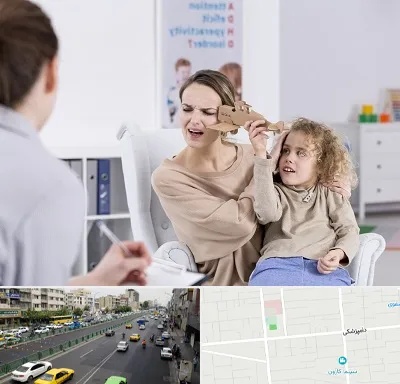 روانشناس بیش فعالی در خیابان دامپزشکی