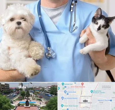 بیمارستان شبانه روزی دامپزشکی در بهارستان 