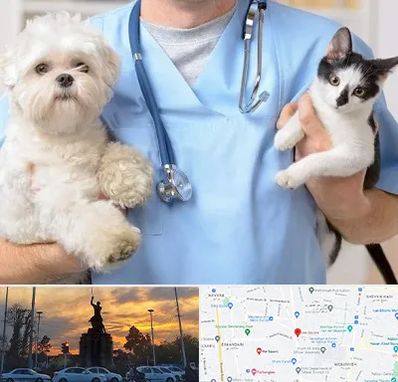 بیمارستان شبانه روزی دامپزشکی در میدان حر 