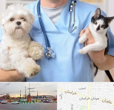 بیمارستان شبانه روزی دامپزشکی در میدان خراسان