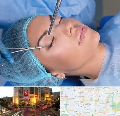 جراحی لیفت ابرو در جنت آباد تهران 