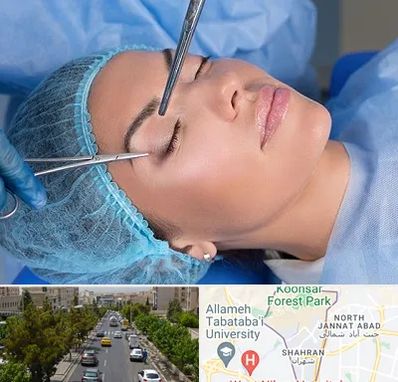 جراحی لیفت ابرو در شهران 