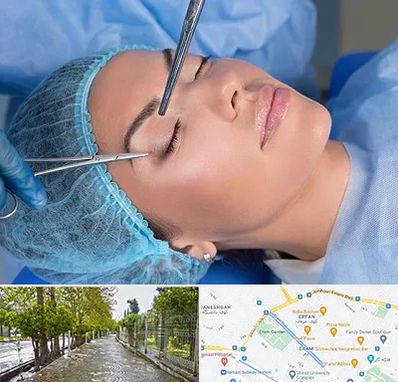 جراحی لیفت ابرو در خیابان ارم شیراز