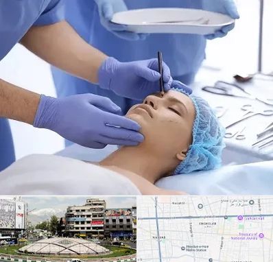 عمل بینی طبیعی در مرکز تهران