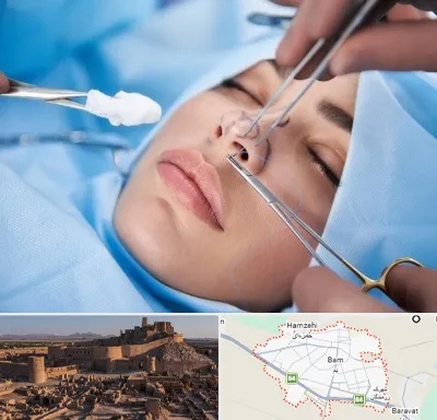 عمل ترمیمی بینی در بم