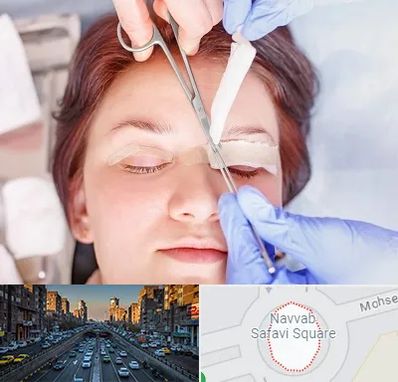 جراحی پلک افتاده در نواب