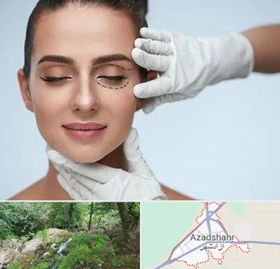 عمل پف چشم در آزادشهر
