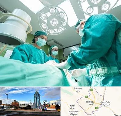 عمل تخلیه سینه در تایباد