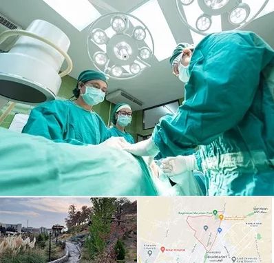 عمل تخلیه سینه در باغستان کرج