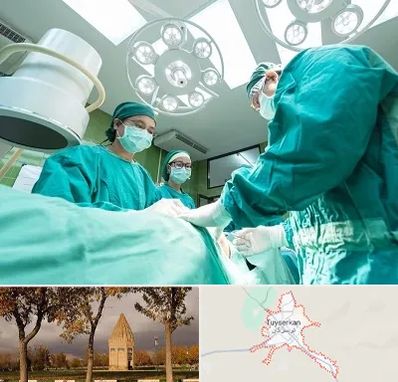 عمل تخلیه سینه در تویسرکان