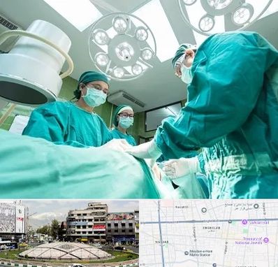 عمل تخلیه سینه در مرکز تهران