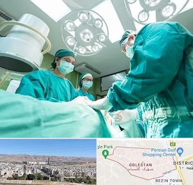 عمل تخلیه سینه در شهرک گلستان شیراز