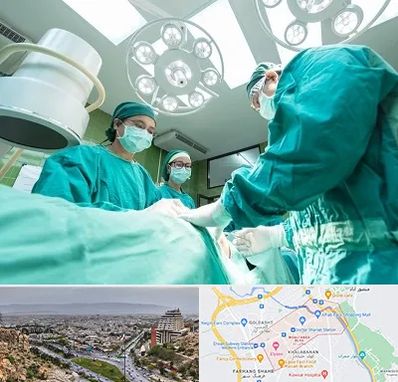 عمل تخلیه سینه در معالی آباد شیراز