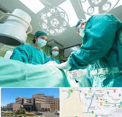 عمل تخلیه سینه در صیاد شیرازی مشهد