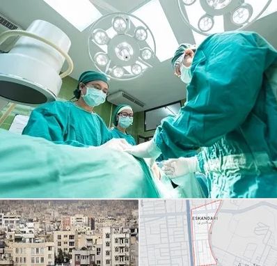 عمل تخلیه سینه در اسکندری