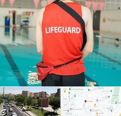 دوره غریق نجات در شهرک آزمایش