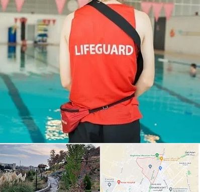 دوره غریق نجات در باغستان کرج