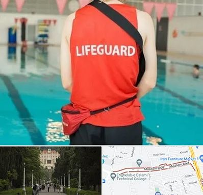 دوره غریق نجات در بلوار معلم رشت