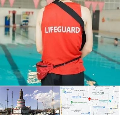 دوره غریق نجات در کارگر جنوبی