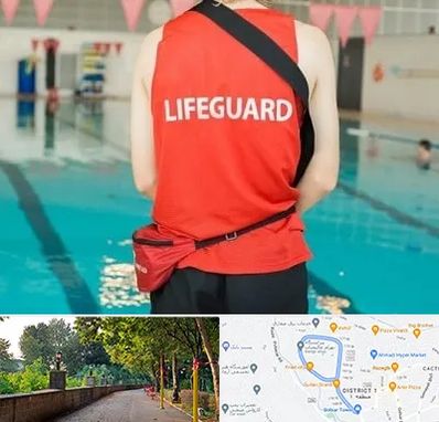 دوره غریق نجات در بلوار گیلان رشت