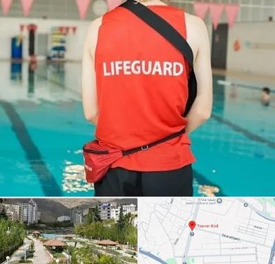 دوره غریق نجات در بلوار تعاون