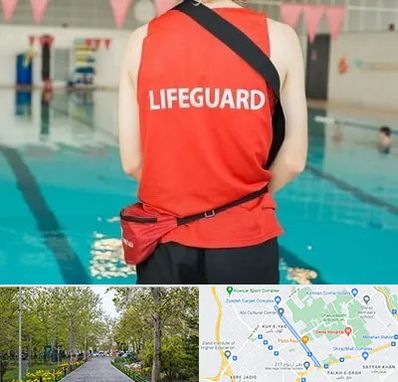 دوره غریق نجات در قدوسی غربی شیراز