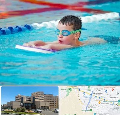 کلاس شنا برای کودکان در صیاد شیرازی مشهد