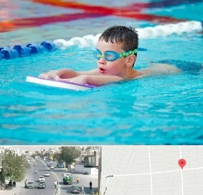 کلاس شنا برای کودکان در هاشمی