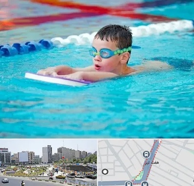 کلاس شنا برای کودکان در هفت تیر