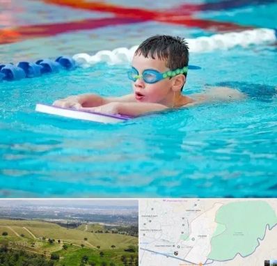 کلاس شنا برای کودکان در سوهانک