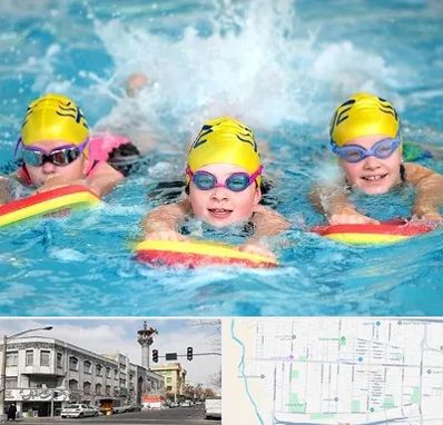 آموزش شنا کودکان در 17شهریور