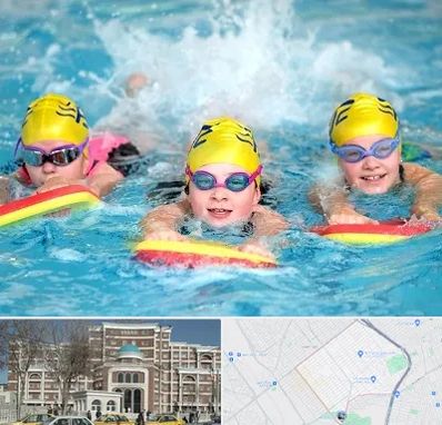 آموزش شنا کودکان در طلاب مشهد