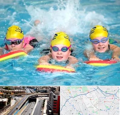 آموزش شنا کودکان در ستارخان شیراز