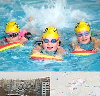 آموزش شنا کودکان در محمد شهر کرج