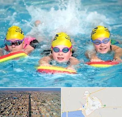 آموزش شنا کودکان در بندر ماهشهر