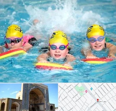 آموزش شنا کودکان در مصلی مشهد