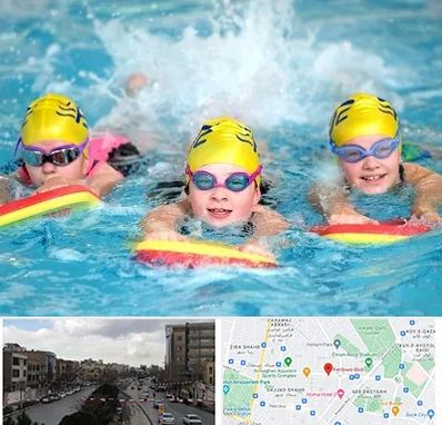 آموزش شنا کودکان در بلوار فردوسی مشهد
