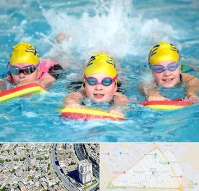 آموزش شنا کودکان در قاسم آباد مشهد