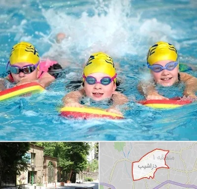 آموزش شنا کودکان در دزاشیب