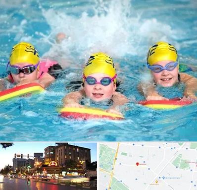 آموزش شنا کودکان در بلوار سجاد مشهد