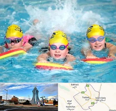 آموزش شنا کودکان در تایباد