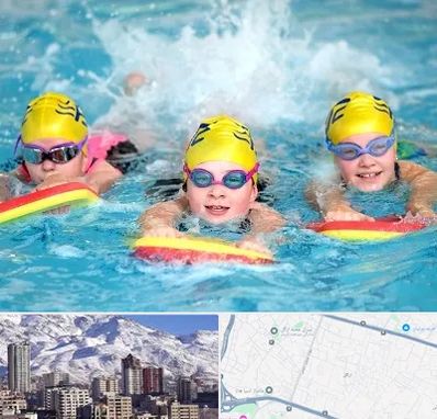 آموزش شنا کودکان در ازگل