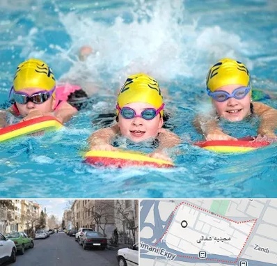 آموزش شنا کودکان در مجیدیه شمالی